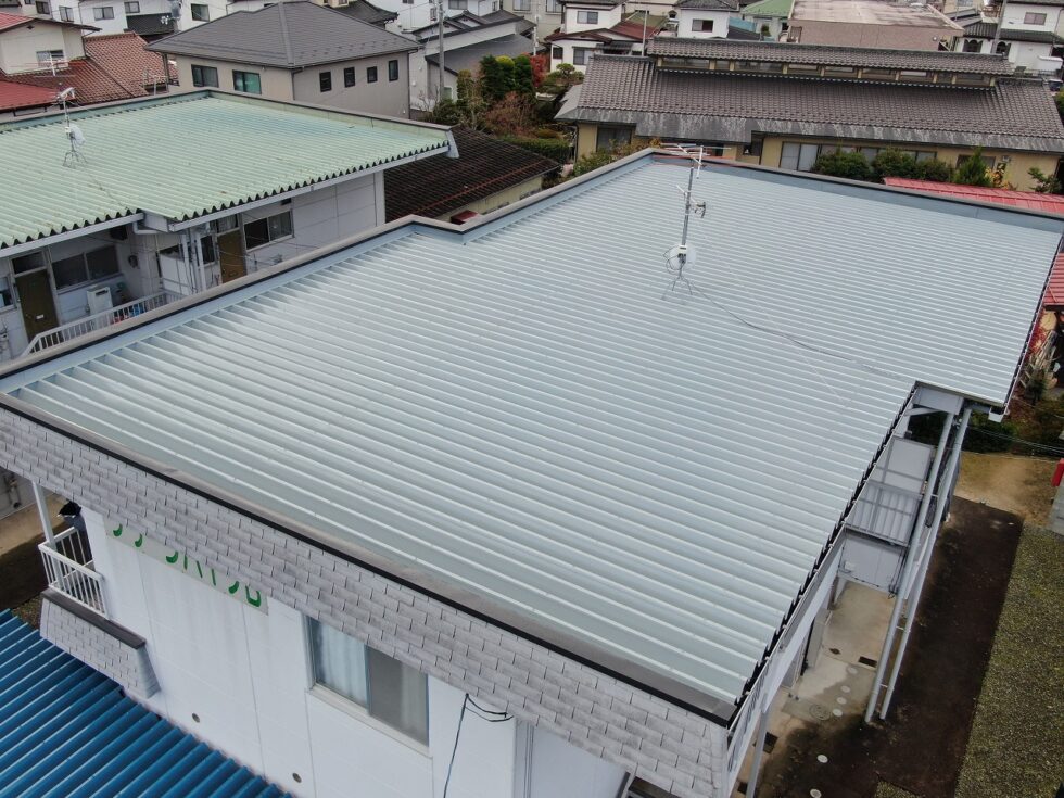 【福島市】某アパート　屋根塗装工事