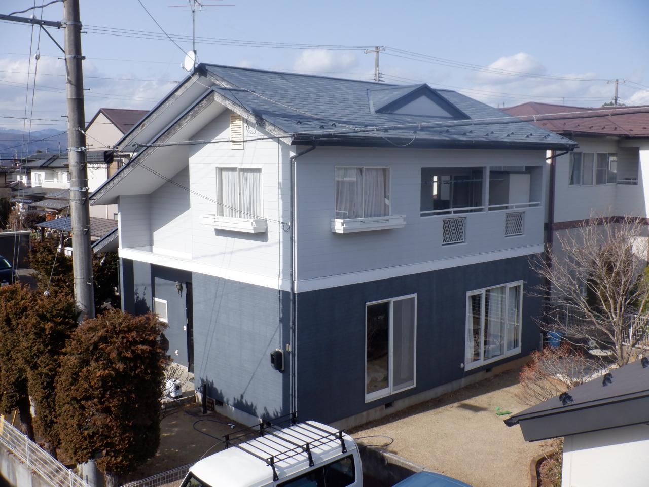 【福島市】K様邸　外壁カバー・屋根他塗装工事