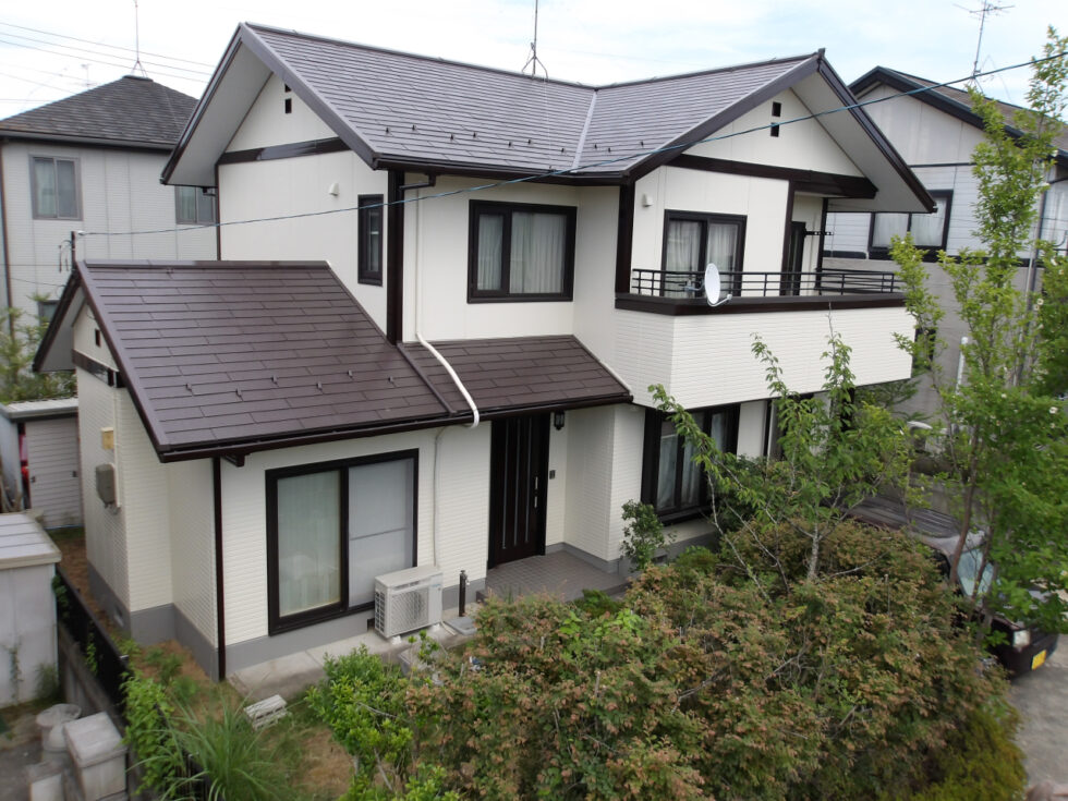 福島市K｜M様邸｜屋根塗装・外壁塗装工事