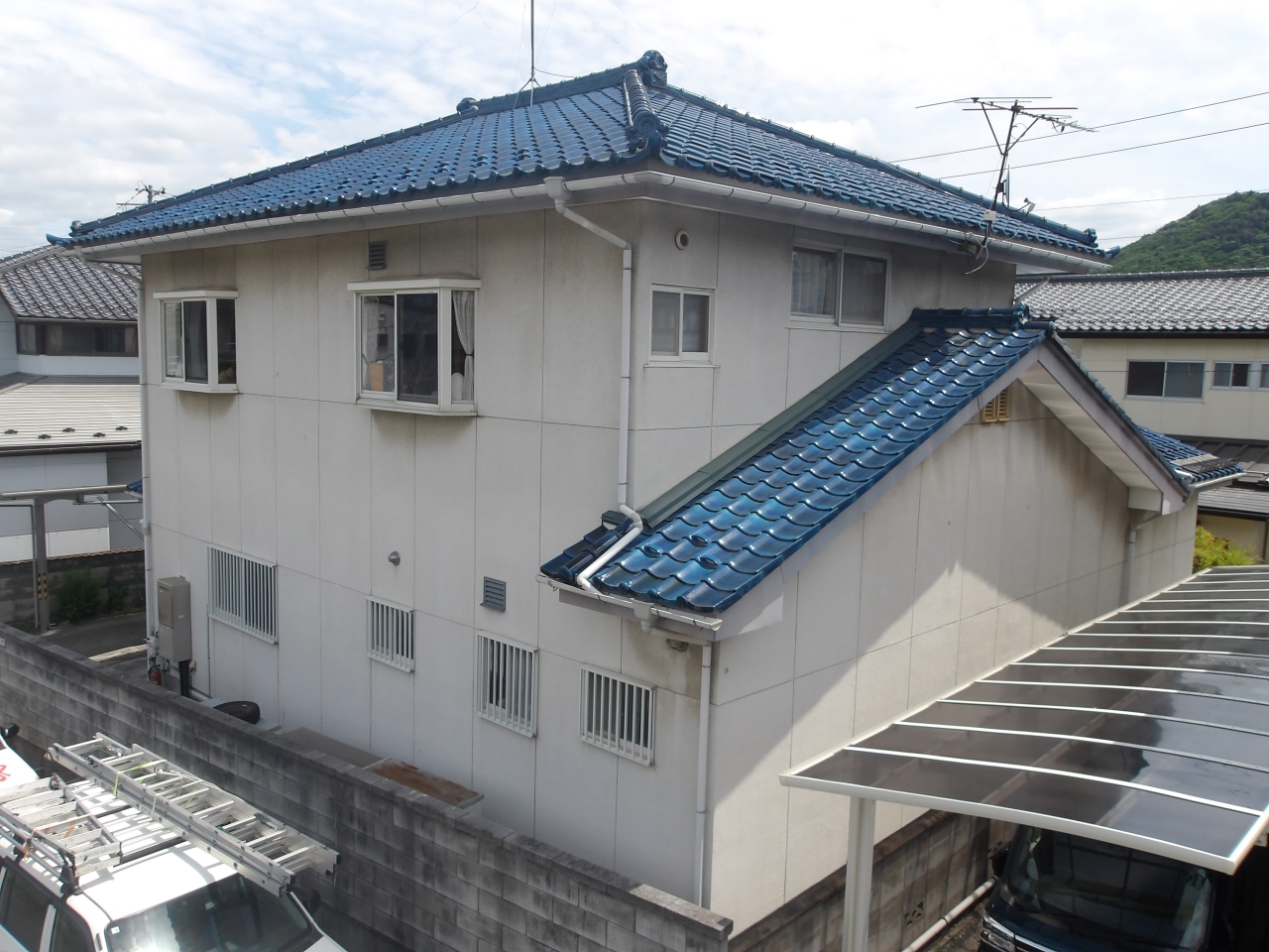 福島市I｜K様邸｜瓦屋根修繕・外壁塗装工事