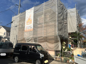 【足場】福島市｜屋根塗装・外壁塗装工事｜A様邸