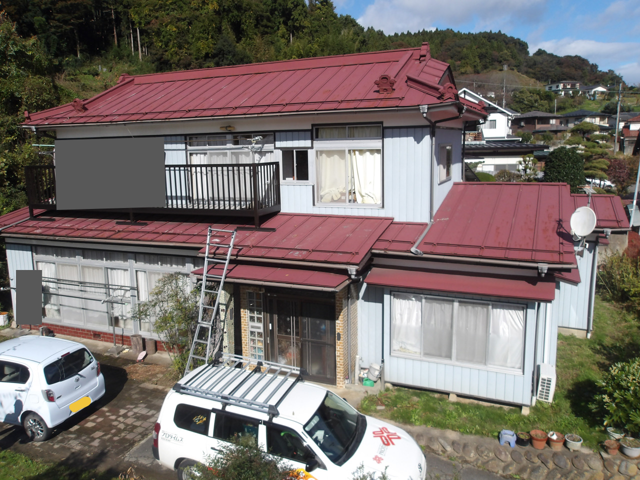 二本松市|屋根塗装工事|S様邸